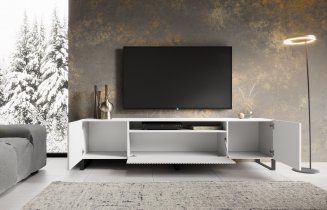 ADRK Furniture - TV element s povišenim nogicama Noemi - bijela