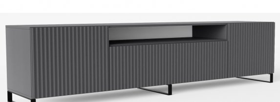 ADRK Furniture - TV element s povišenim nogicama Noemi - graphite