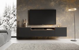 ADRK Furniture - TV element zidni Noemi - artisan/crna