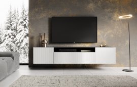 ADRK Furniture - TV element zidni Noemi - crna/bijela