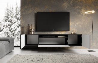 ADRK Furniture - TV element zidni Noemi - crna