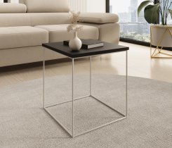 ADRK Furniture - Stolić za dnevni boravak Adina - bijela/crna