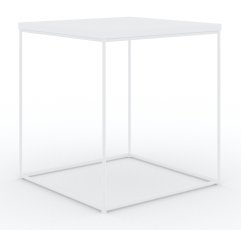 Klub stolić Adina - bijela/bijeli sjaj