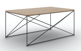 Stolić za dnevni boravak Dante - crna/artisan