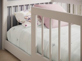 ADRK Furniture - Dječji krevet Graja - 90x200 cm - bijela