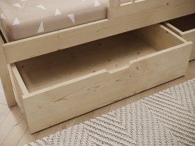 ADRK Furniture - Dječji krevet Galicja - 90x200 cm - bor