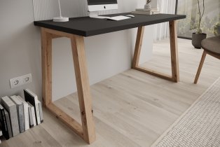ADRK Furniture - Radni stol Iwo I - graphite/artisan
