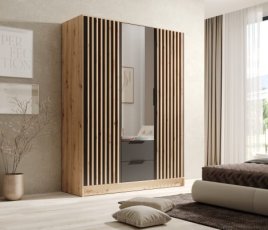 Ormar Neri - 150 cm - artisan hrast/crni