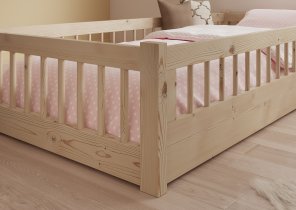ADRK Furniture - Dječji krevet Dori - 80x180 cm - borovina