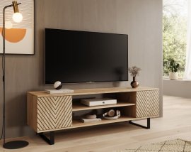 RTV element Lorello 155 cm - hrast craft/jelkin vzorec
