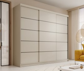 Ormar s kliznim vratima Andy - 250 cm - kašmir