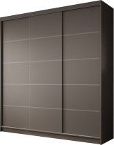 ADRK Furniture - Ormar s kliznim vratima Greta 200 cm - crni