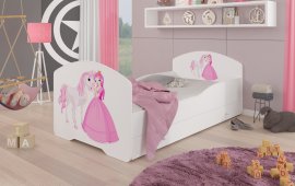 Dječji krevet Pepe Princess i konj s ladicom - 70x140 cm