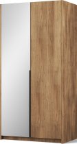 ADRK Furniture - Ormar Alera II 100 cm - artisan hrast/crne ručke