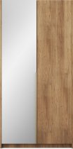 ADRK Furniture - Ormar Alera II 100 cm - artisan hrast/zlatne ručke