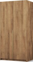 ADRK Furniture - Ormar Bregma II 100 cm - artisan hrast/zlatne ručke