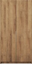 ADRK Furniture - Ormar Bregma II 100 cm - artisan hrast/zlatne ručke