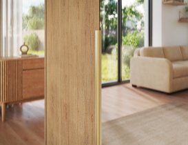 ADRK Furniture - Ormar Alera III 150 cm - artisan hrast/zlatne ručke