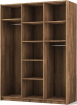ADRK Furniture - Ormar Alera III 150 cm - artisan hrast/zlatne ručke