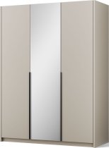 ADRK Furniture - Ormar Alera III 150 cm - kašmir/crne ručke