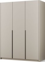 ADRK Furniture - Garderobni ormar Bregma III 150 cm - kašmir/crne ručke
