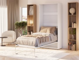 Krevet u ormaru Vivario 90x200 cm - bijeli
