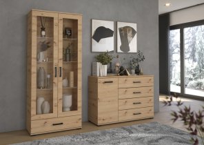 ADRK Furniture - Dnevni boravak i dječja soba Frazio - artisan hrast