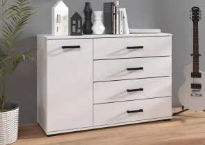 ADRK Furniture - Komoda 120 Frazio - bijela
