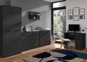 ADRK Furniture - Komoda 90 Frazio - crna