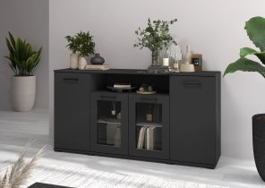 ADRK Furniture - Komoda 160 Frazio - crna