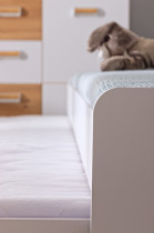 Dolmar - Krevet Lorento L13 - Bijela/hrast - 80x195 cm
