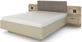 Podizni krevet s noćnim ormarićima Letto D - 160x200 cm