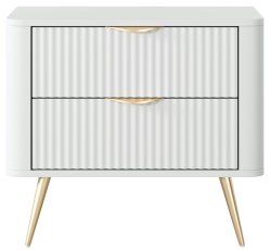 Noćni ormarić Lante 2S - bijela