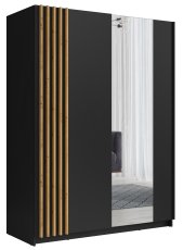 Garderobni ormar s kliznim vratima Bayadero 10 III - crna