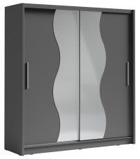 Garderobni ormar s kliznim vratima Bergamo I - grafit