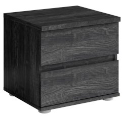 Komplet dviju noćnih ormarića Togo 23 - jesen portland crna