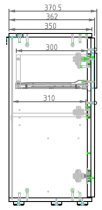 Meblosiek - Komoda Toll 02 B - bijela