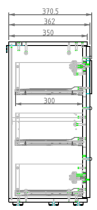 Meblosiek - Komoda Toll 03 B - bijela