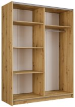 Meblosiek - Garderobni ormar s kliznim vratima Bayadero 10 III - artisan hrast