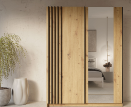 Garderobni ormar s kliznim vratima Bayadero 10 III - artisan hrast