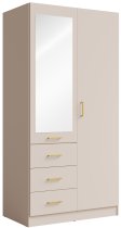 Meblosiek - Garderobni ormar Konso 15 - 100 cm - bež