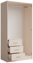 Meblosiek - Garderobni ormar Konso 15 - 100 cm - bež