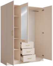 Meblosiek - Garderobni ormar Konso 19 - 150 cm - bež