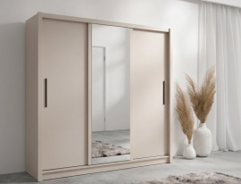 Garderobni ormar s kliznim vratima Baku 13 - 250 cm - kašmir bež
