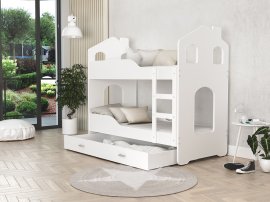 Krevet na kat Dominik Domek 1608 - 80x160 cm (5 boja)