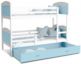 Bijela-svijetloplava