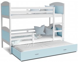 Bijela-svijetlo plava