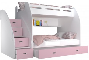 Bijela-svijetloružičasta