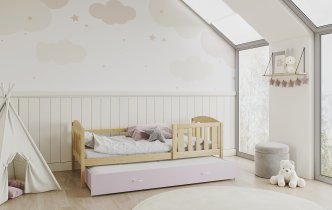 AJK Meble - Krevet s dodatnim ležajem Kubus P2 - 80x190 cm