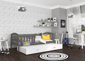AJK Meble - Krevet s dodatnim ležajemm Kubus P2 MDF - 90x200 cm